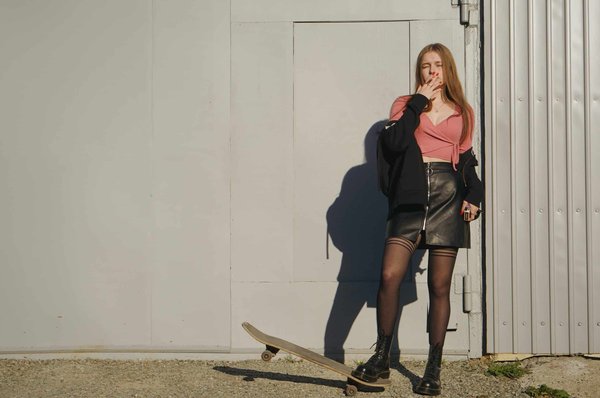 How to rock a leather skirt in any season